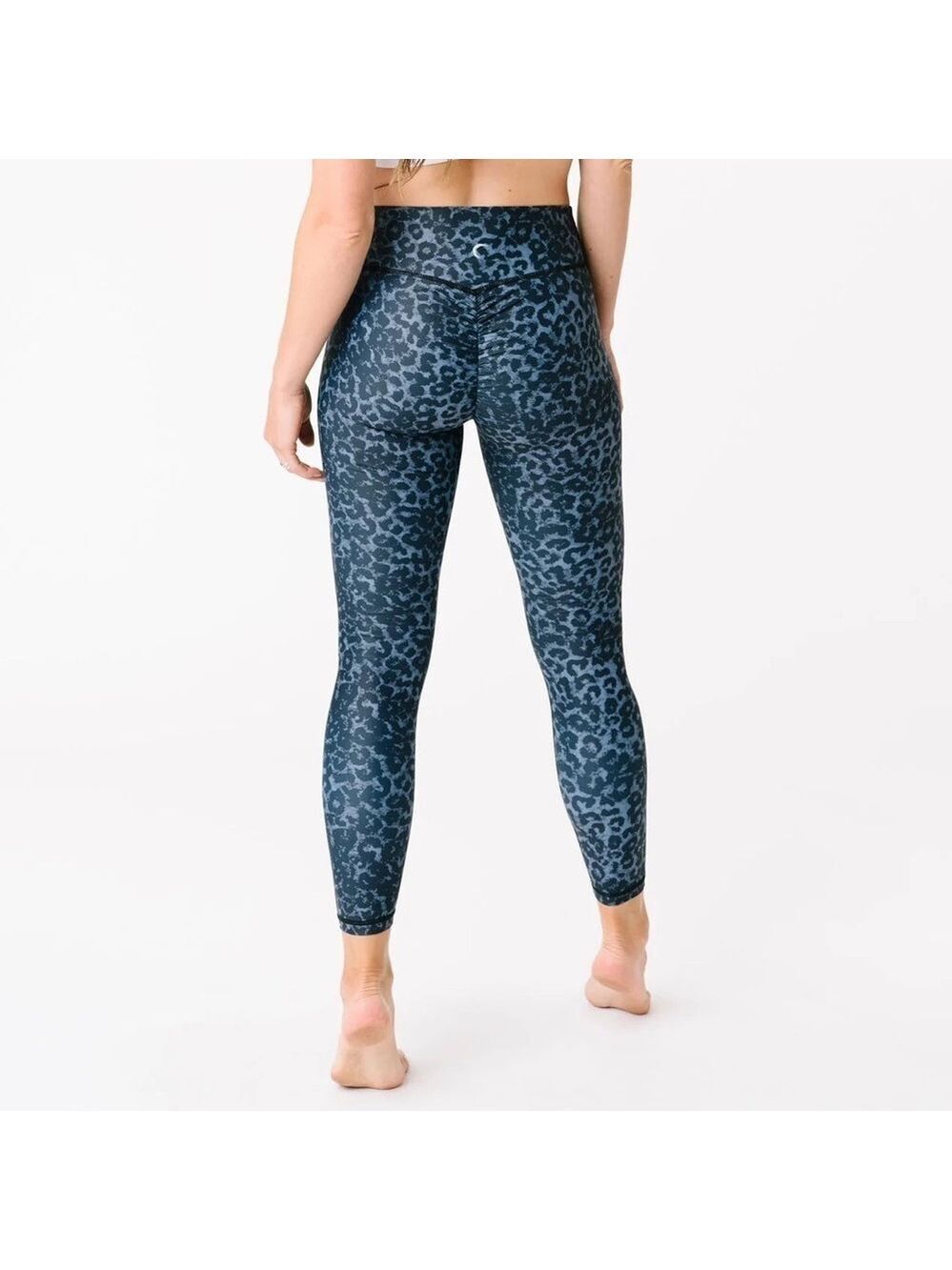 ZYIA Active Stone Leopard Scrunchy Light n Luxe Leggings 7/8 24”